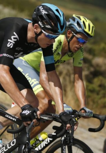 Froome y Contador.