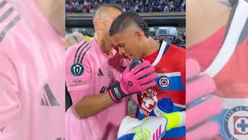 Así fue el momento entre Mier y Guzmán.