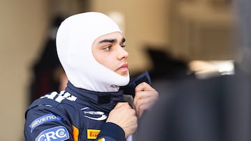 Sebastián Montoya en el GP de Bahréin.