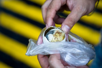 Consiste en un huevo de pato fertilizado y cocido, es decir con un embrión dentro. Un pequeño pato neonato cocido en sus propios jugos. Un plato muy apreciado y considerado afrodisíaco en Filipinas.