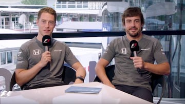 Vandoorne y Alonso.