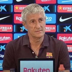 Setién: "No tengo constancia de que Messi haya dicho nada"