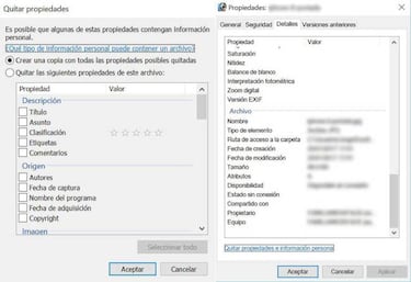 Cómo borrar o editar los metadatos de una imagen en Windows 10