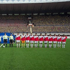 Más de 40.000 espectadores en el Corea de Norte vs Corea del Sur