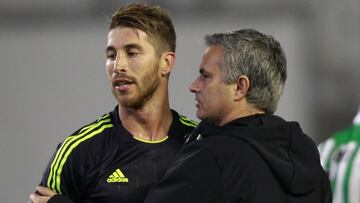 Mourinho llama a Sergio Ramos para que vaya a la Roma, segun 'La Gazzetta dello Sport"