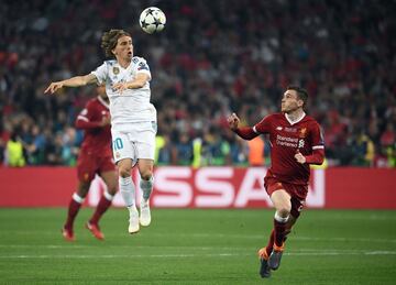 Modric and Andrew Robertson.