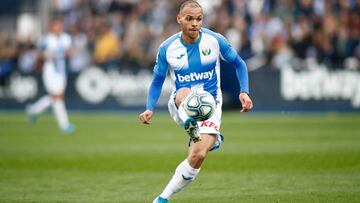 Braithwaite, en un partido con el Legan&eacute;s.