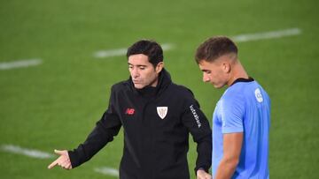 Marcelino charla con Petxarroman esta tarde en Lezama.