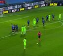Giro de 180 grados a los tiros libres con barrera ofensiva: Atalanta casi es sorprendido