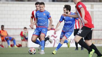 Imagen de un partido del Logroñés B.