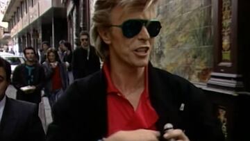 Sale a la luz un v&iacute;deo de David Bowie recorriendo Madrid en 1987.