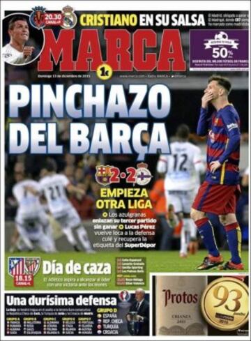 Portadas de la prensa mundial