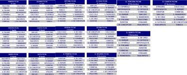 La ANFP dio a conocer el fixture del torneo de Apertura