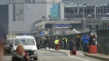 El aeropuerto de Bruselas, uno de los escenarios de las explosiones que han tenido lugar en la capital belga.