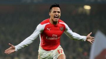 5. Alexis Sánchez aparece quinto en las búsquedas en Internet, con más de 700 mil páginas vistas en Wikipedia.