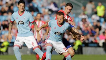 El Celta reclamó penalti por mano; para Iturralde no fue