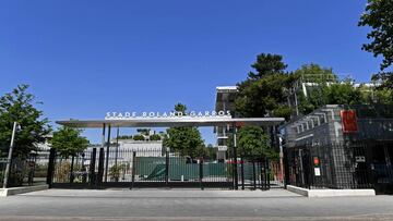 Instalaciones de Roland Garros, en París.
