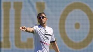 Luis Enrique durante un entrenamiento.