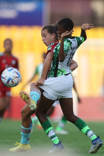 Nigeria y Colombia se enfrentaron por las semifinales del Mundial Femenino Sub 17 de la India en el Estadio Fatorda de Goa.