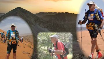 Jaume Amiel, el cazador de kil車metros: del marat車n de Sables al de trail... ?con 75 a?os!
