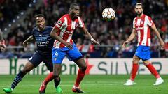 Kondogbia, durante el partido contra el Manchester City. 