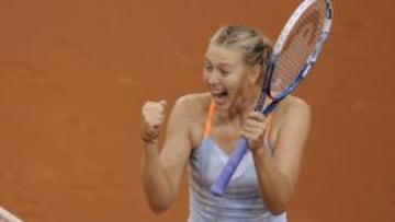 La tenista rusa Maria Sharapova vencio en la final del Torneo de Stuttgart a la china Li Na en la final.