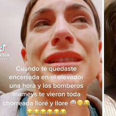 Ana Brenda Contreras se llevó un gran susto al quedar atrapada en un elevador