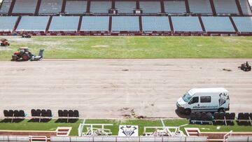 Reformas en el Estadio Carlos Belmonte, del Albacete