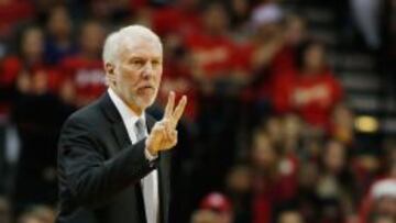 Gregg Popovich, entrenador de los San Antonio Spurs.