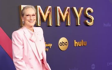 Meryl Streep durante la alfombra roja de los premios Emmys 2024 celebrados en el teatro Peacock de Los Ángeles.