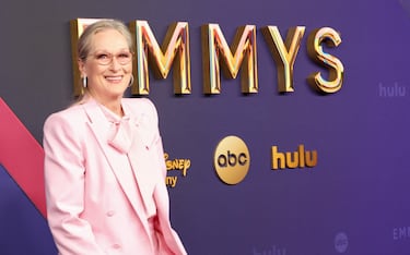 Meryl Streep durante la alfombra roja de los premios Emmys 2024 celebrados en el teatro Peacock de Los Ángeles.