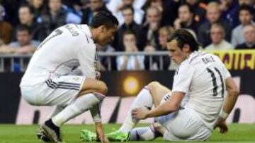 Bale se fue lesionado: posible rotura en el gemelo izquierdo