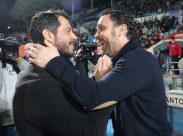 Quique Sánchez Flores y Sergio González.
