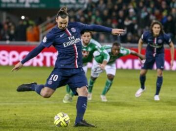 Zlatan Ibrahimovic se ubica octavo con 69 millones de euros, gracias a sus goles en el Paris Saint-Germain.