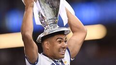 Casemiro con la Champions League.