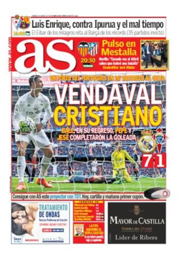 Las portadas de AS de marzo