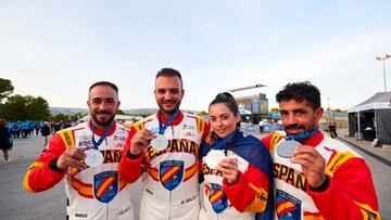 España logra ocho medallas en los FIA Motorsport Games