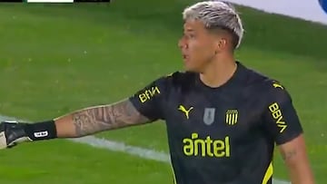 Cortés vive días clave para su futuro e hizo esto en una final con Peñarol: nadie lo podía creer