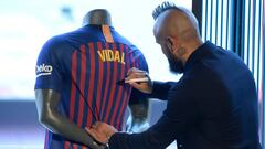 La particular historia de Vidal con su nuevo compañero Dembélé