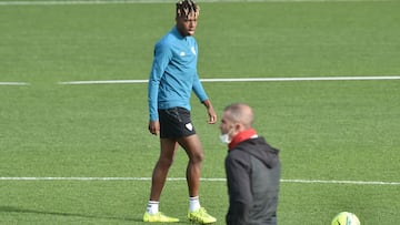 Williams, entrenando con el primer equipo del Athletic