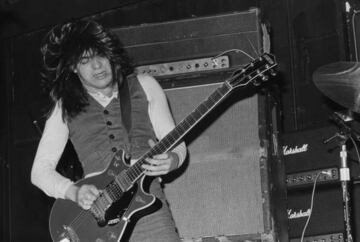 Malcolm Young en el Marquee Club de Londres, el 12 de mayo de 1976