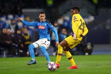 José Callejón y Junior Firpo.