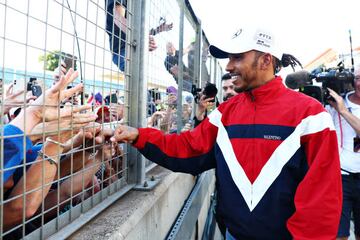 Hamilton, en el GP de Gran Bretaña