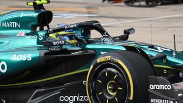 Fernando Alonso (Aston Martin AMR24). Austin, Estados Unidos. F1 2024.