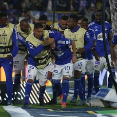Millonarios sufre, pero Ruiz le da el paso a la final de Copa