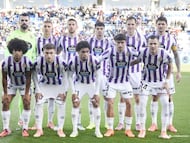 Once del Real Valladolid en Huesca.
