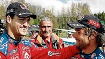 <b>PERFECTOS. </b>Sordo y Loeb hicieron el doblete para Citroën.