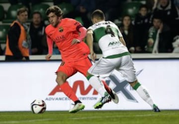 Sergi Roberto y Lombán.