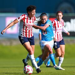Nada para nadie entre Chivas y Cruz Azul femenil