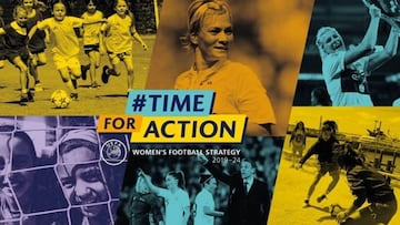 UEFA lanza "Time for Accion", su estrategia para hacer crecer fútbol femenino